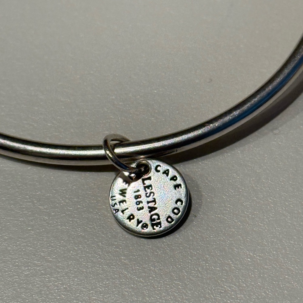 Cape Cod Silver Single Ball Bracelet Size 6.5 - Picture 4 of 6